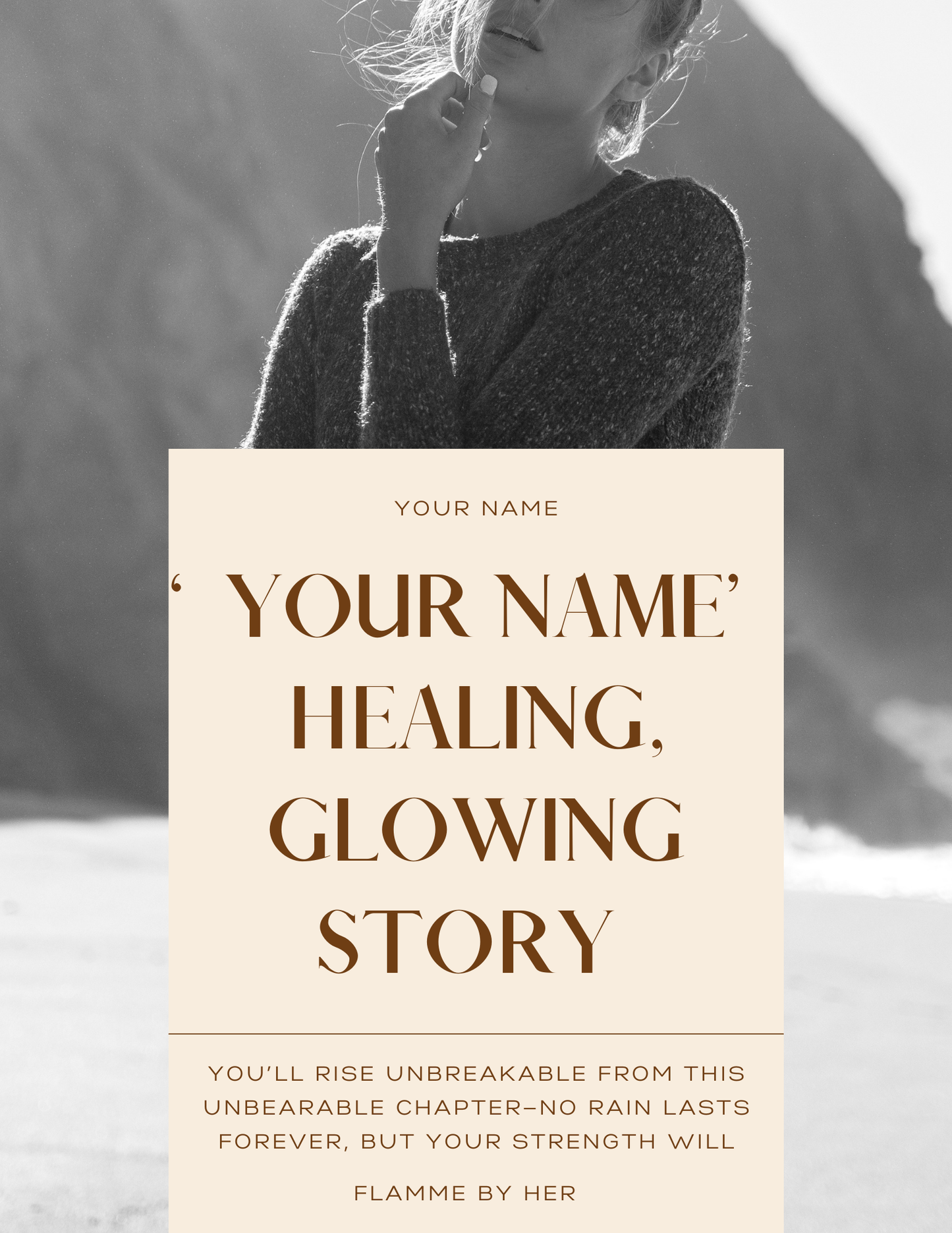 YOUR OWN HEALING, GLOWING STORY" - A Personalized 50+ Page Psychology Workbook Created for YOUR Specific Issue