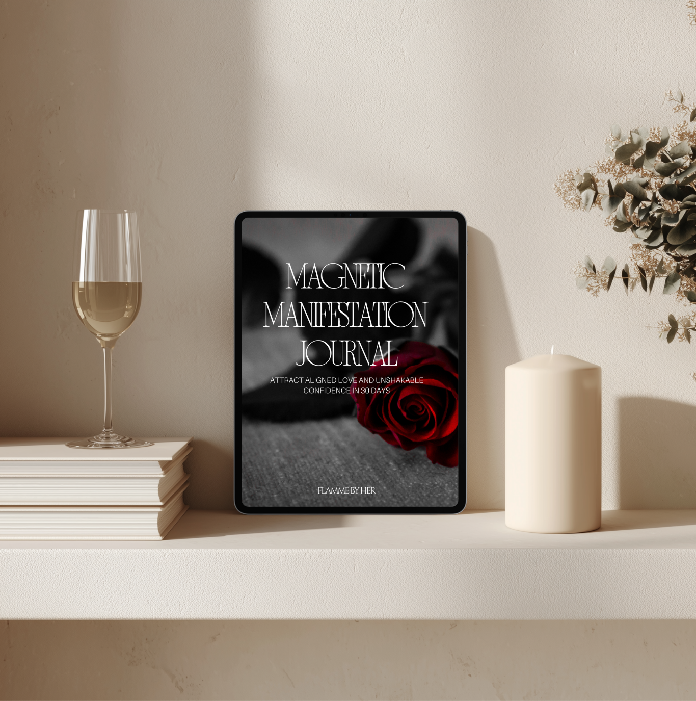 ♡ The Magnetic Manifestation Journal – 30-Day Self-Awareness & Attraction Workbook (CBT & Neuroscience-Inspired)