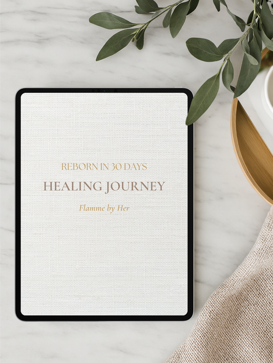 ♡ The Healing Mind Journal – 30-Day Self-Care Challenge (CBT & Neuroscience-Inspired)
