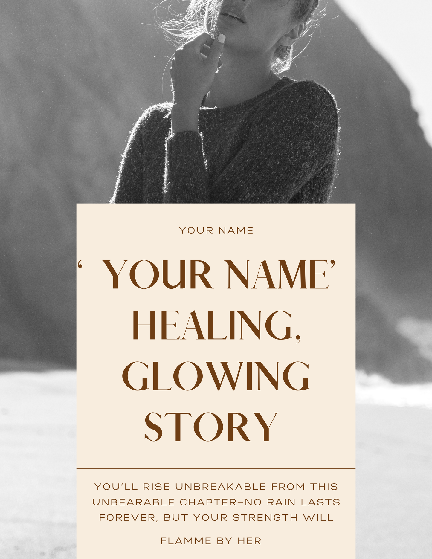 YOUR OWN HEALING, GLOWING STORY" - A Personalized 50+ Page Psychology Workbook Created for YOUR Specific Issue